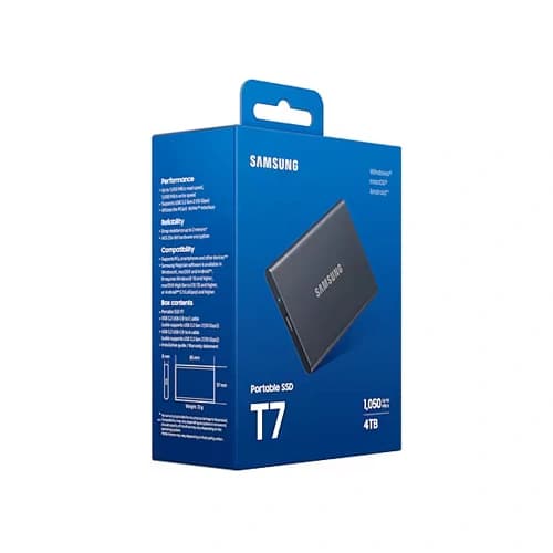 Samsung T7 4TB Portable SSD (Titan Gray) – MU-PC4T0T/WW - Image 4